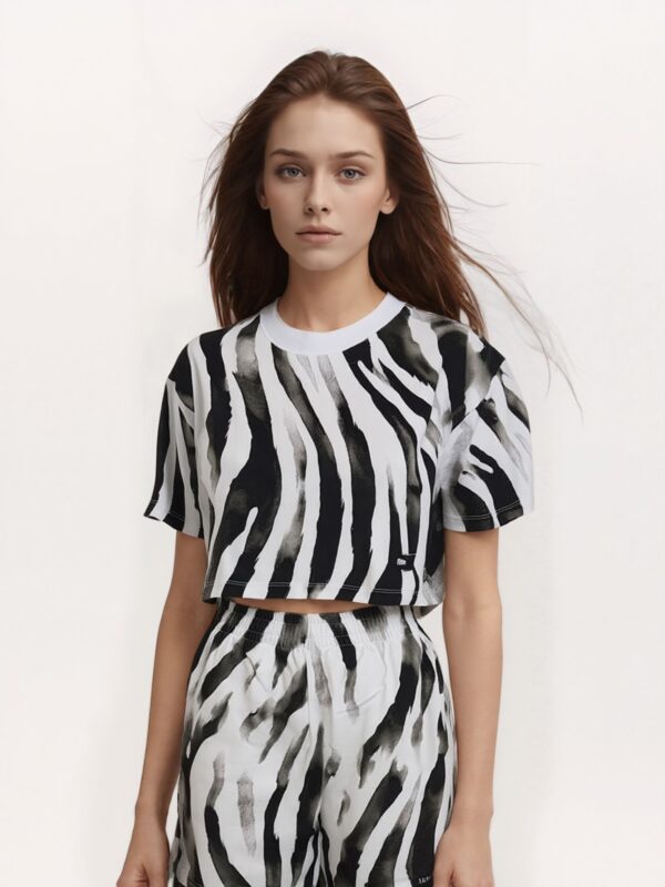 t-shirt zebrata